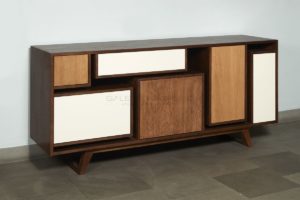 Buffet “Quadre”, oak and beechwood, 2017 | Pierre-Rémi Chauveau