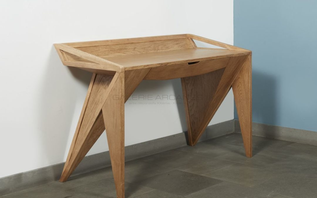 Bureau “Trigône”, chêne et frêne, 2017 | Pierre-Rémi Chauveau