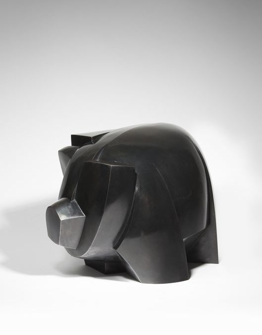 Cochon Kioo, bronze, 2017 | Jacques Owczarek