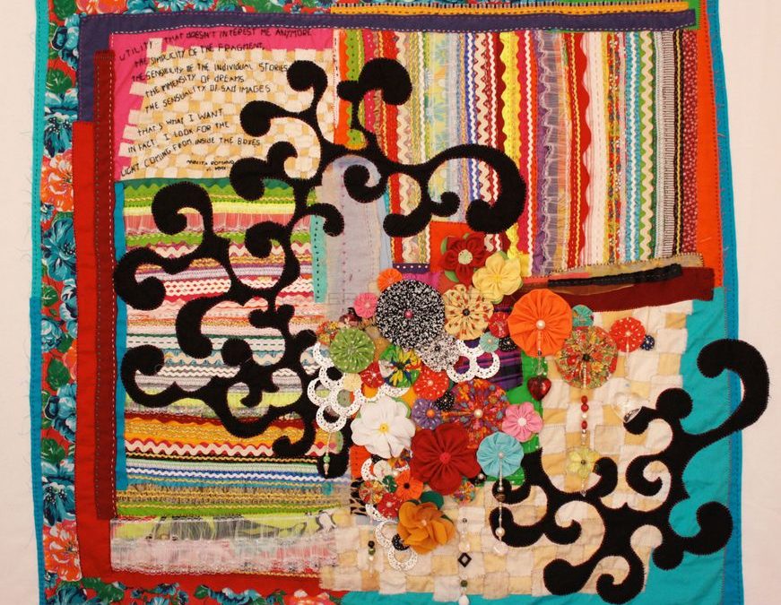 “Don’t worry, I’ll be fine” Hand-embroidery, 2010 | Annita Romano