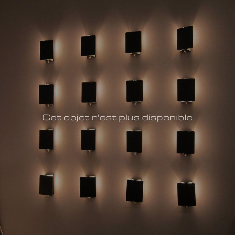 Non disponibles - Perriand Charlotte - Appliques noires 1960 _ Galerie Arcanes l Arts Décoratifs XXe - Art Contemporain Paris _ Galerie Arcanes l Arts Décoratifs XXe - Art Contemporain Paris
