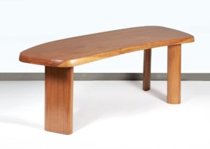“Forme Libre” Desk, cherry wood, circa 1962 | Charlotte Perriand
