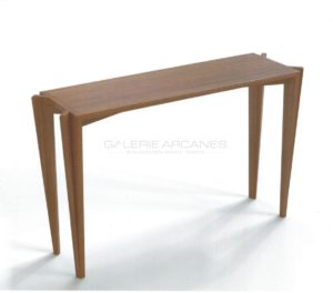 Console Table “Faille”, oak, 2019 | Pierre-Rémi Chauveau