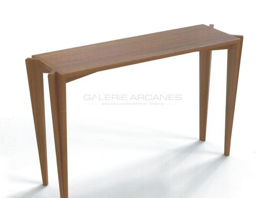 Console Table “Faille”, oak, 2019 | Pierre-Rémi Chauveau