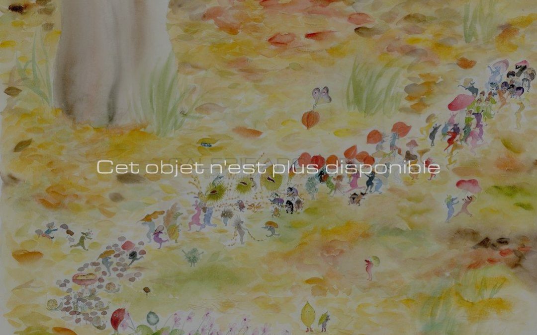 La parade d’automne, aquarelle sur papier, 2019 | Clara Baum