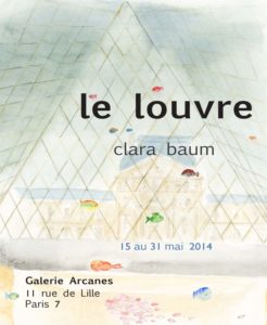 2014-05- Clara Baum. Dessins - Le Louvre_ Galerie Arcanes l Arts Décoratifs XXe - Art Contemporain Paris