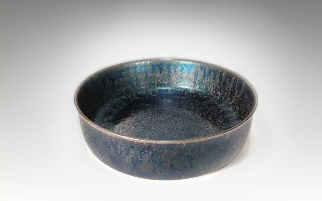 Large iridescent ceramic, 2015 | Jean Girel
