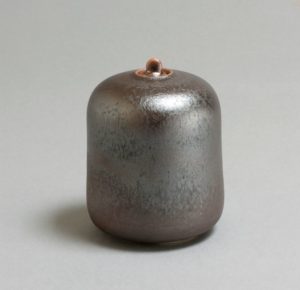 Petite boîte bleue cylindrique | Valérie Hermans