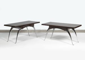 Paire de tables basses, macassar, circa 1936  | Dominique (André Domin et Marcel Genevrière)