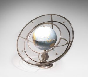 Modernistic globe, circa 1930 | Girard & Barrère
