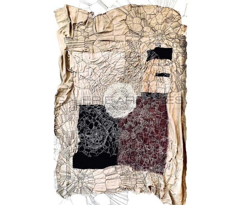 Métamorphose, broderie à la main, 2020 | Annita Romano