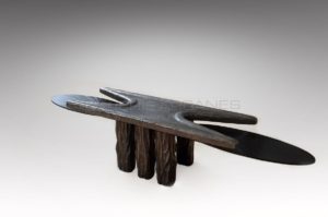 Tribal, Walnut coffee table, 2021 | François Reutin